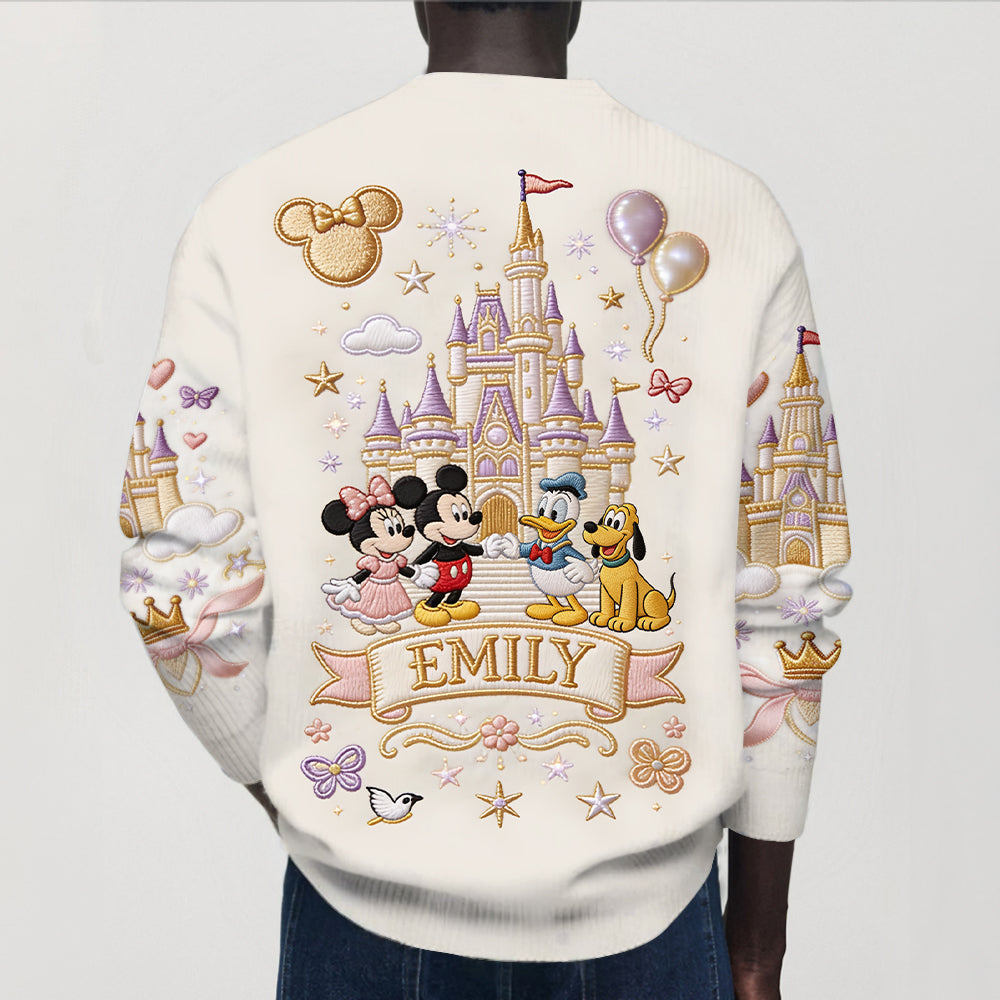 Magical Castle - Personalized Dream Trip Cardigan Sweater