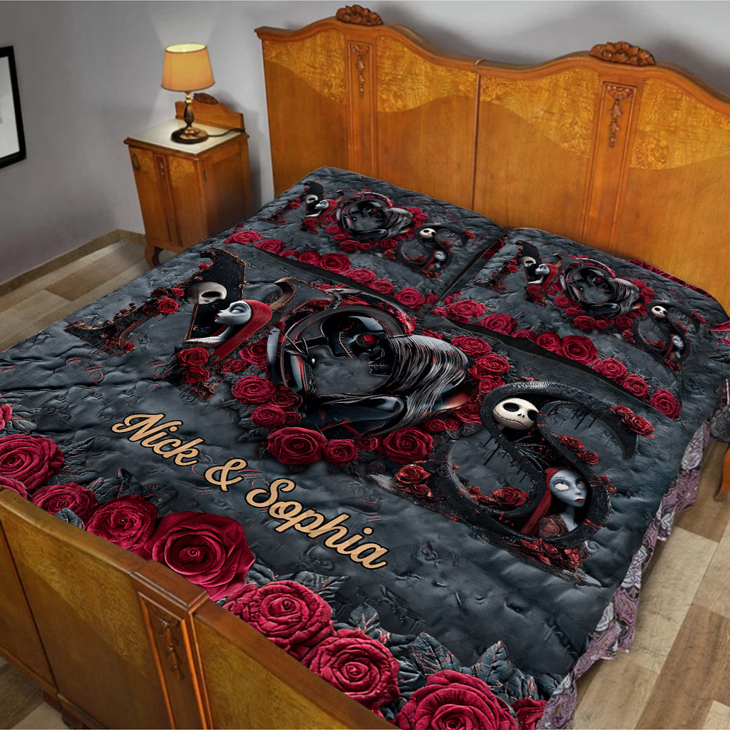 From Our First Kiss - Personalized Nightmare Quilt Set