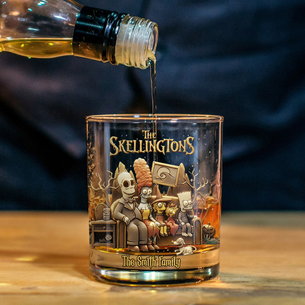 The Skellingtons - Personalized Nightmare Whiskey Glass