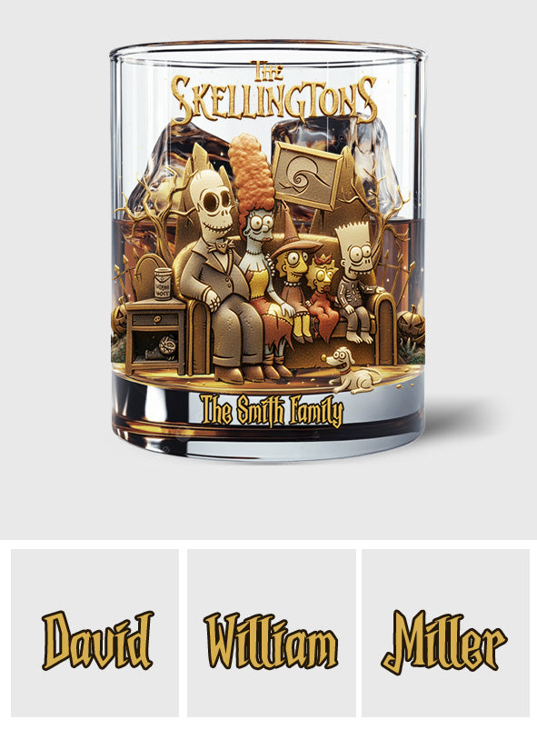 The Skellingtons - Personalized Nightmare Whiskey Glass