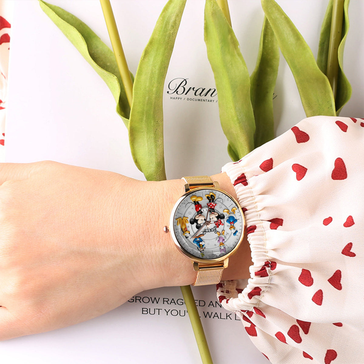 Magical Moment - Personalized Mouse Women Hand Watch