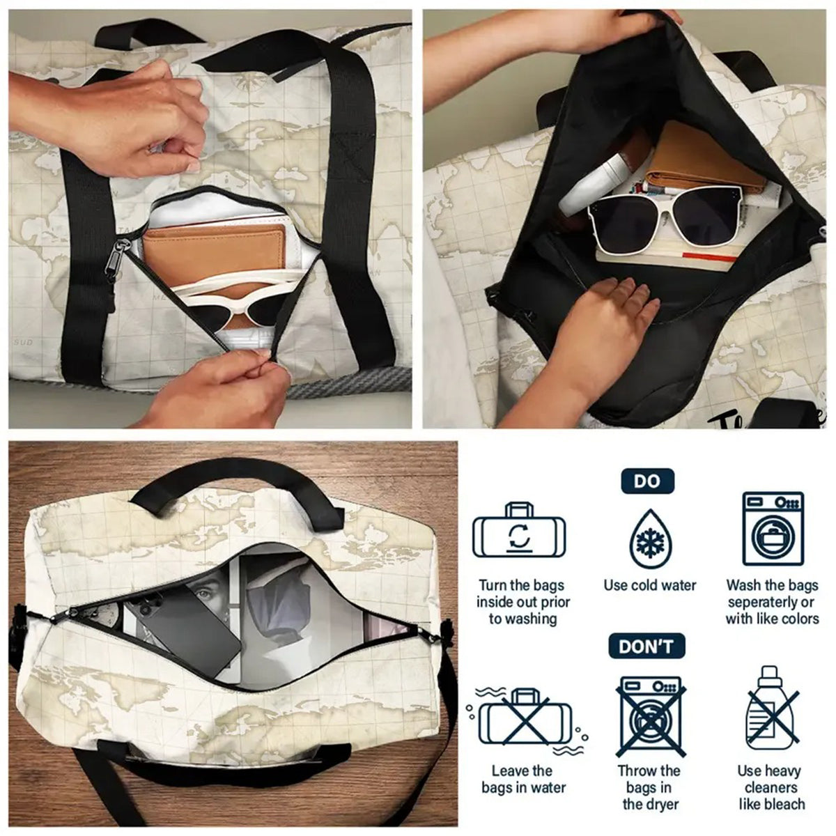 Magical Time - Personalized Mouse Duffle Bag