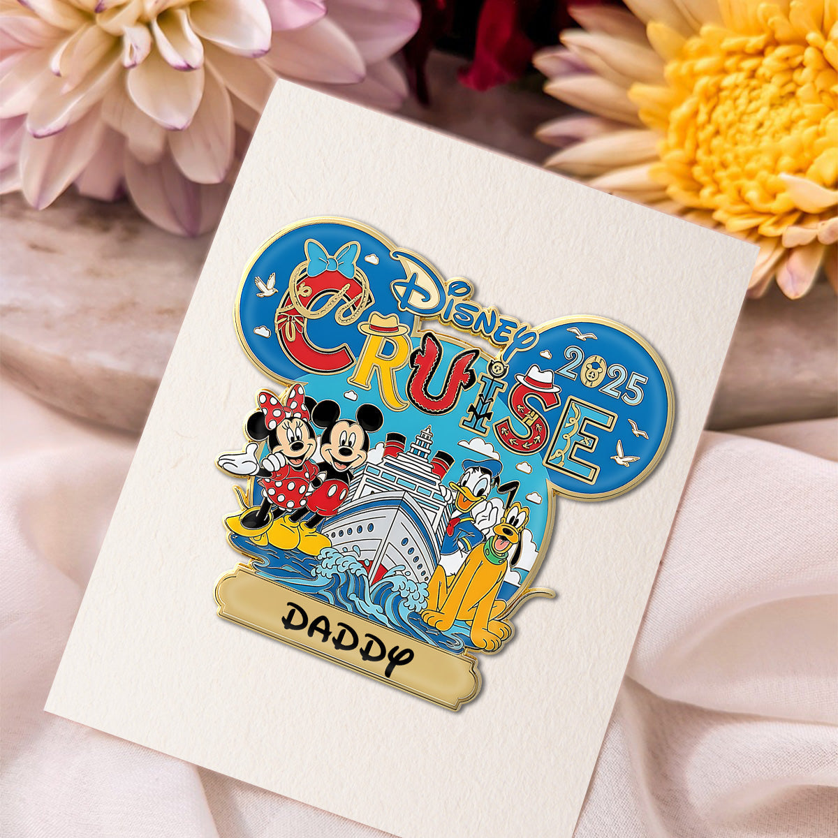 Family Cruise 2025 - Personalized Mouse Pin