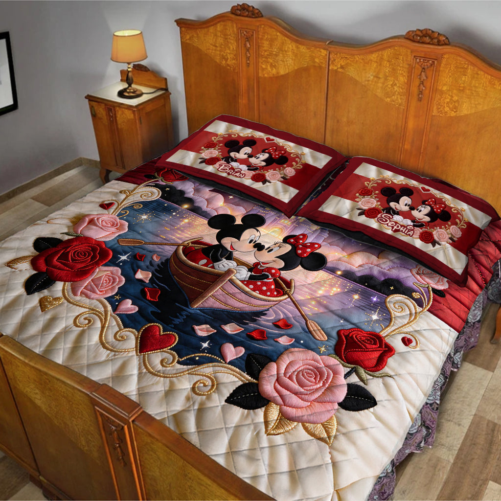 Where Magic Meets Love - Personalized Mouse Quilt Set