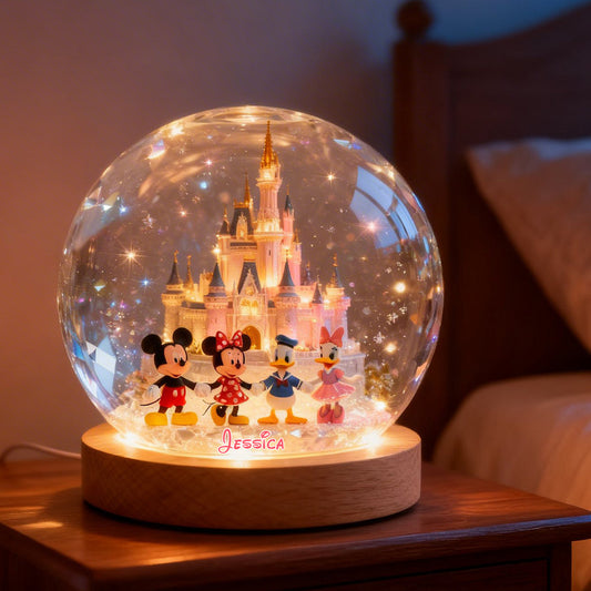 Magic Friends - Personalized Mouse Crystal Ball Night Light