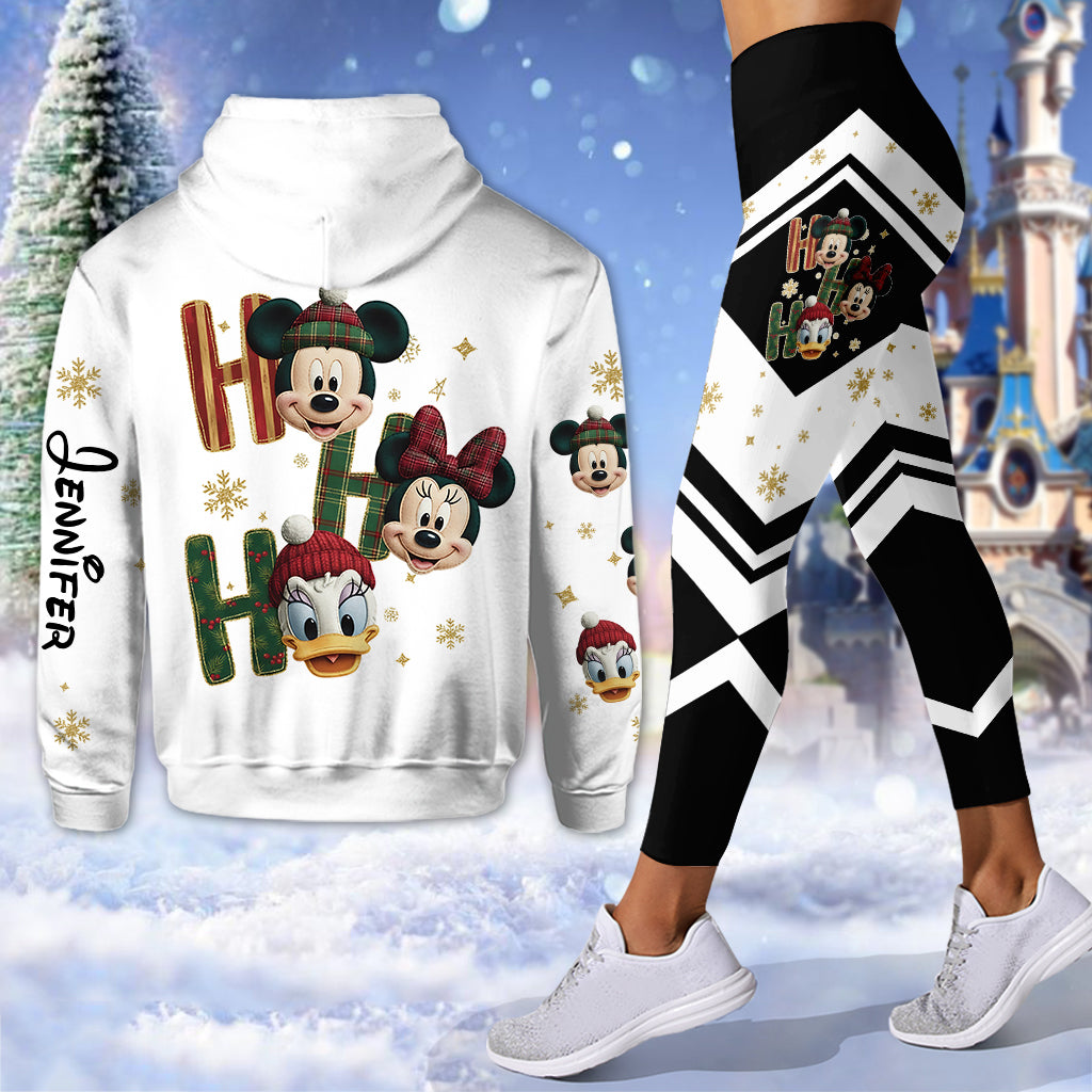 Merry Christmas - Personalized Mouse Hoodie and Leggings