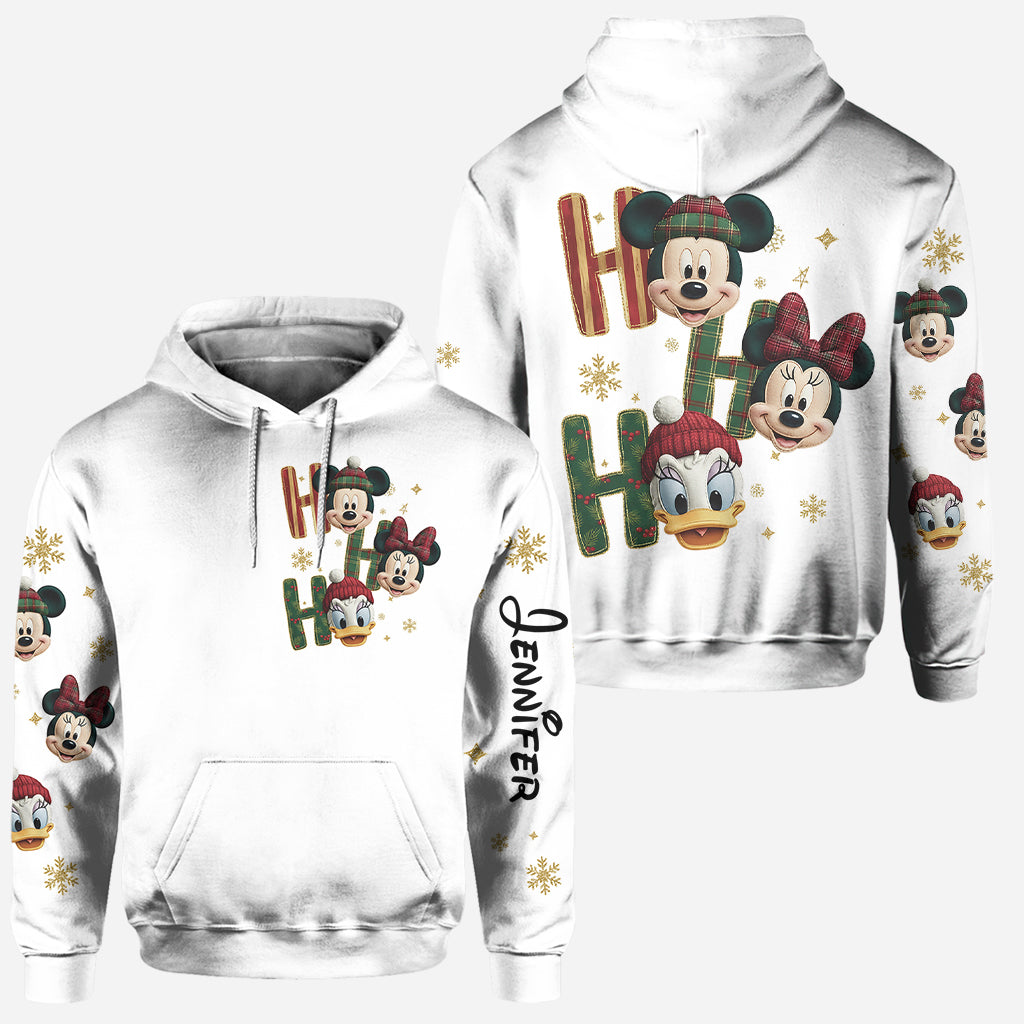 Merry Christmas - Personalized Mouse Hoodie and Leggings
