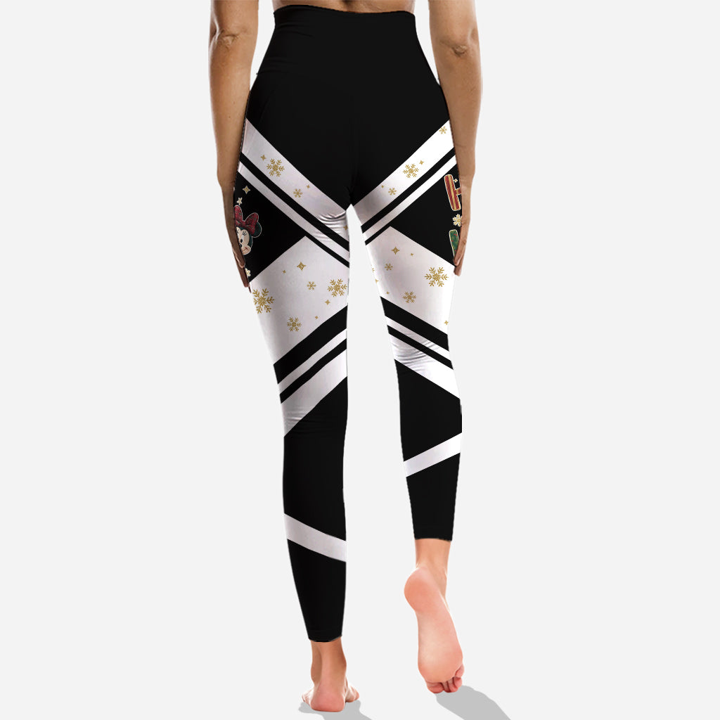 Merry Christmas - Personalized Mouse Hoodie and Leggings