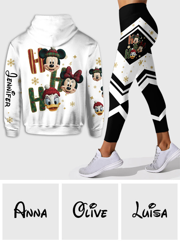 Merry Christmas - Personalized Mouse Hoodie and Leggings