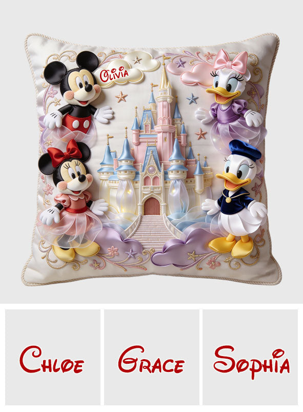 Friends - Personalized Mouse Throw Pillow
