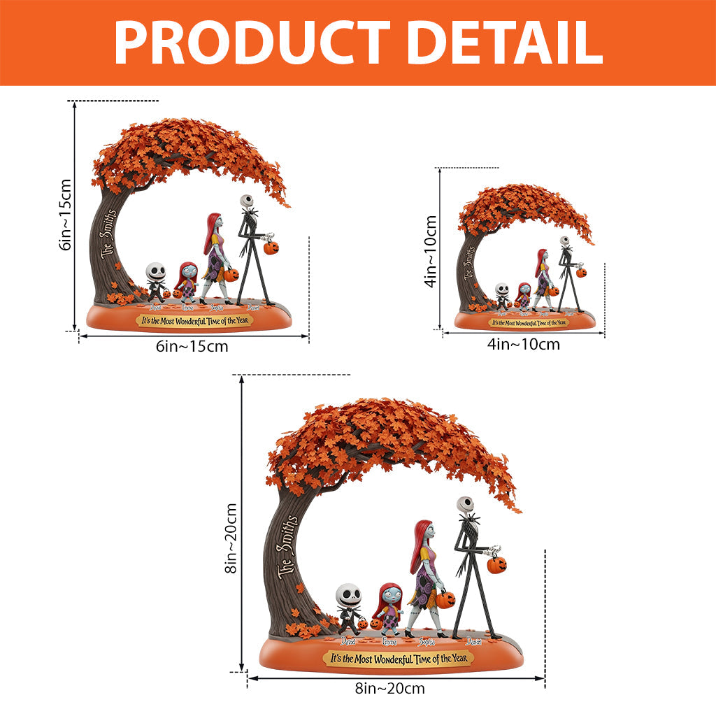 It's The Most Wonderful Time Of The Year - Personalized Nightmare Custom Shaped Acrylic Plaque