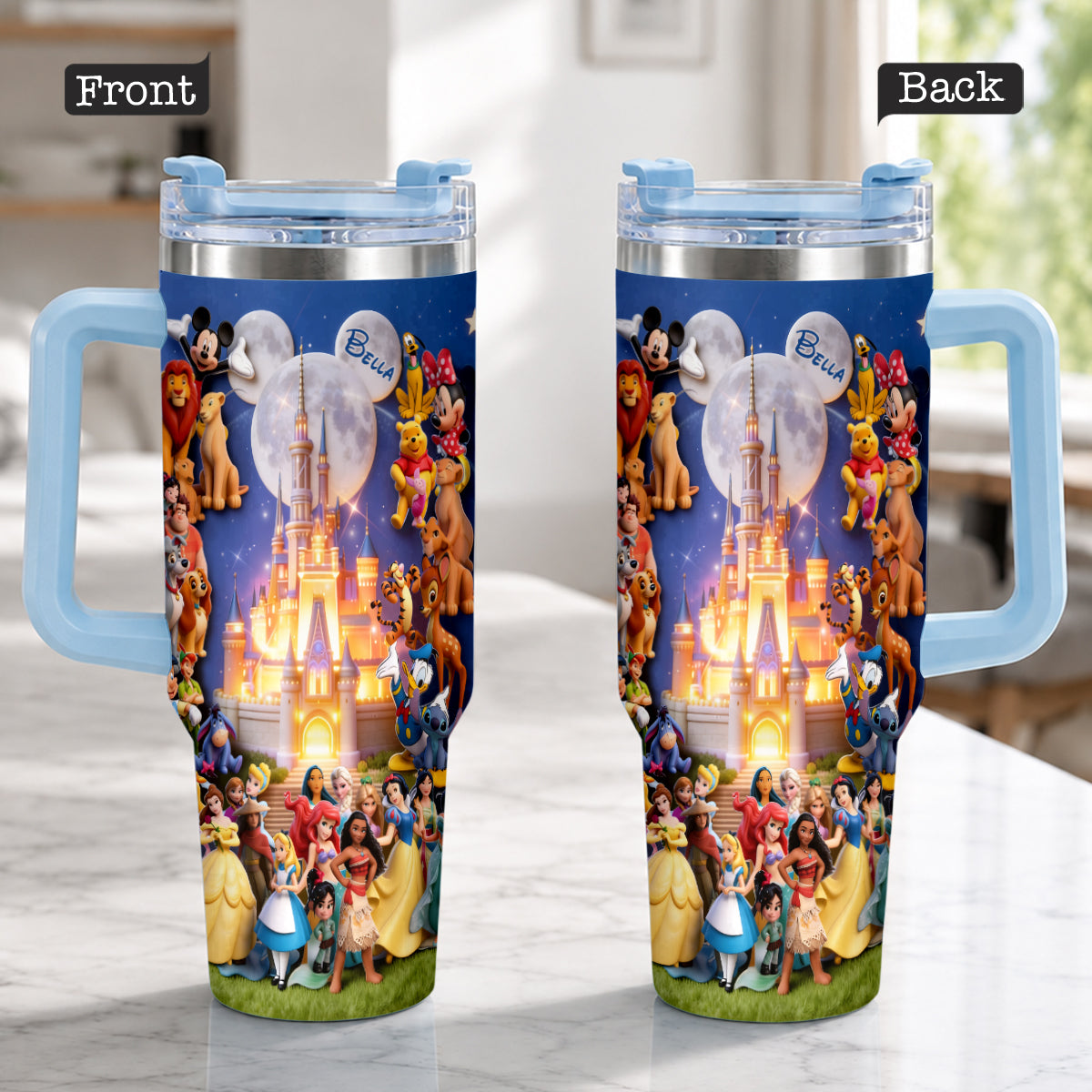 Believe In Magic - Personalized Dream Trip Tumbler With Handle
