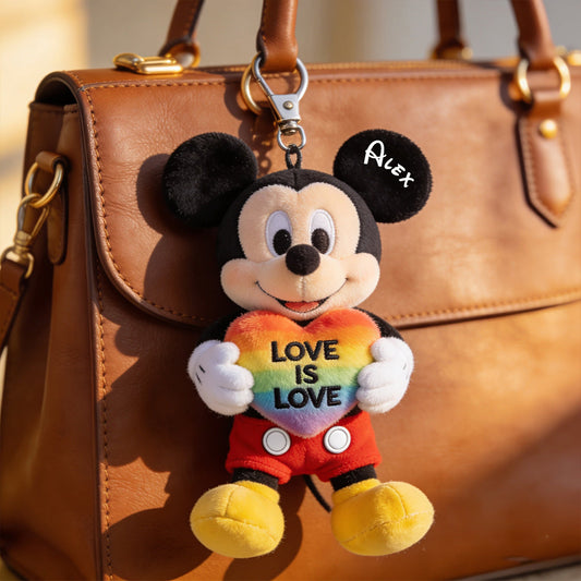 Love Is Love - Personalized LGBT Support Plush Keychain
