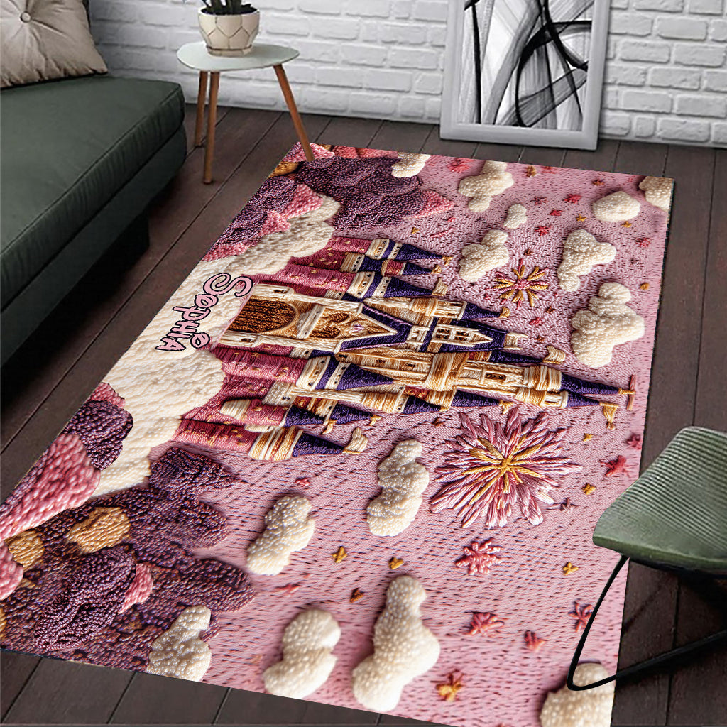 Magical Castle - Personalized Mouse Rug