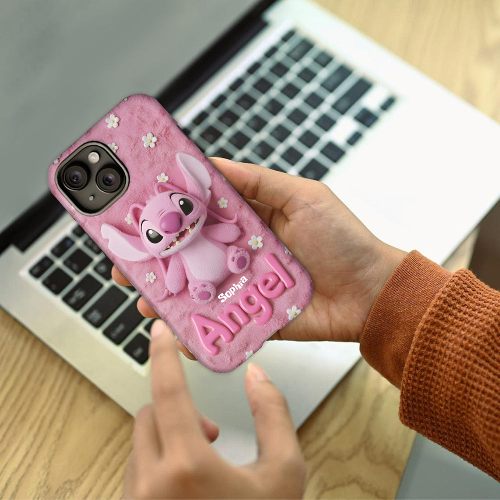Fluffy Monster Effect - Personalized Ohana Full Print Phone Case