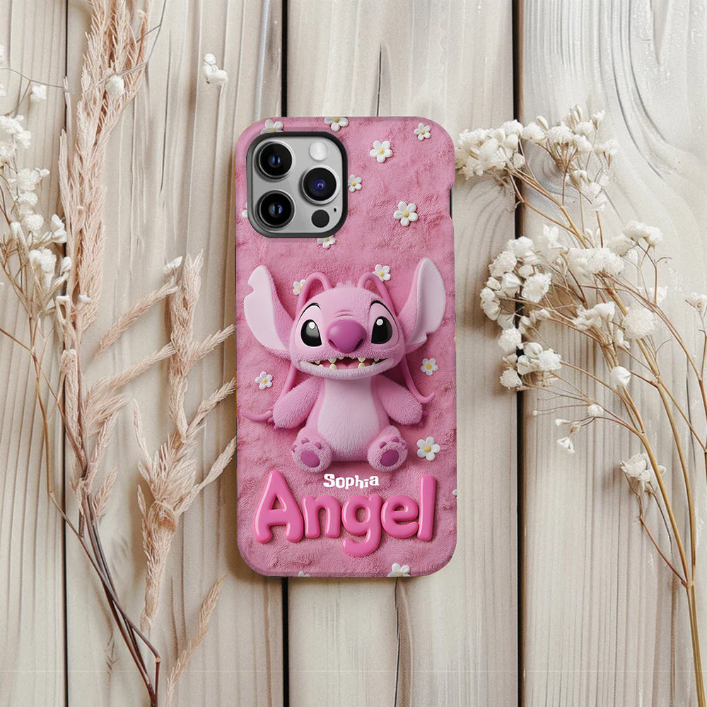 Fluffy Monster Effect - Personalized Ohana Full Print Phone Case
