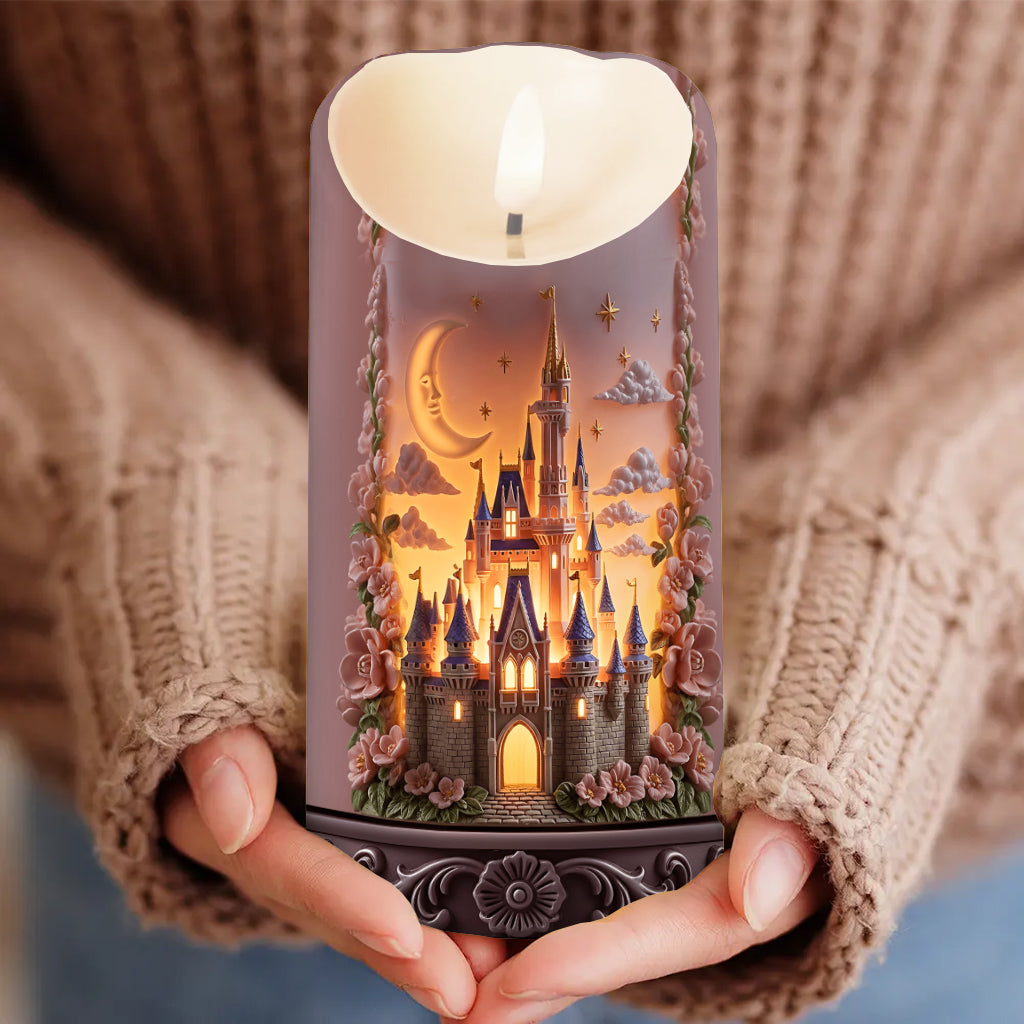 Magical World - Personalized Mouse Flameless Candle