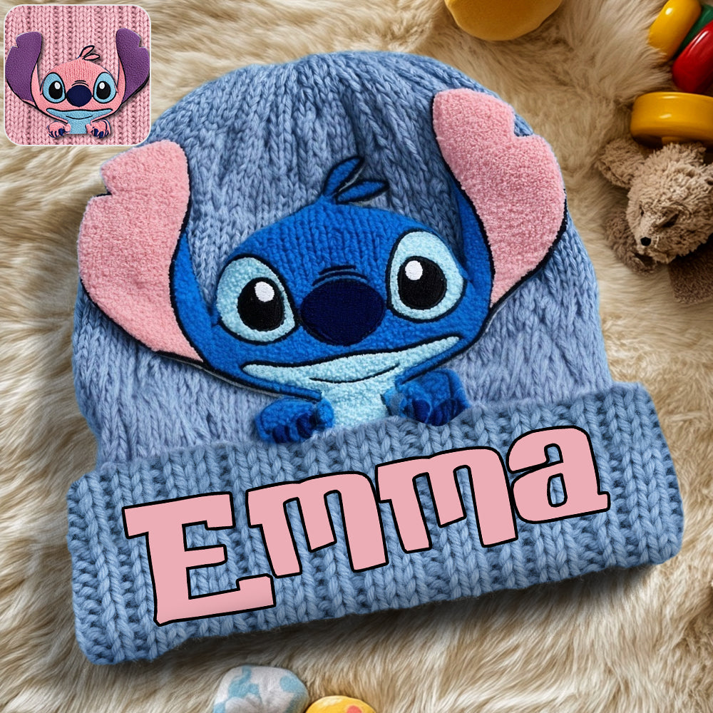 Blue Ohana Friend - Personalized Ohana Beanie Hat