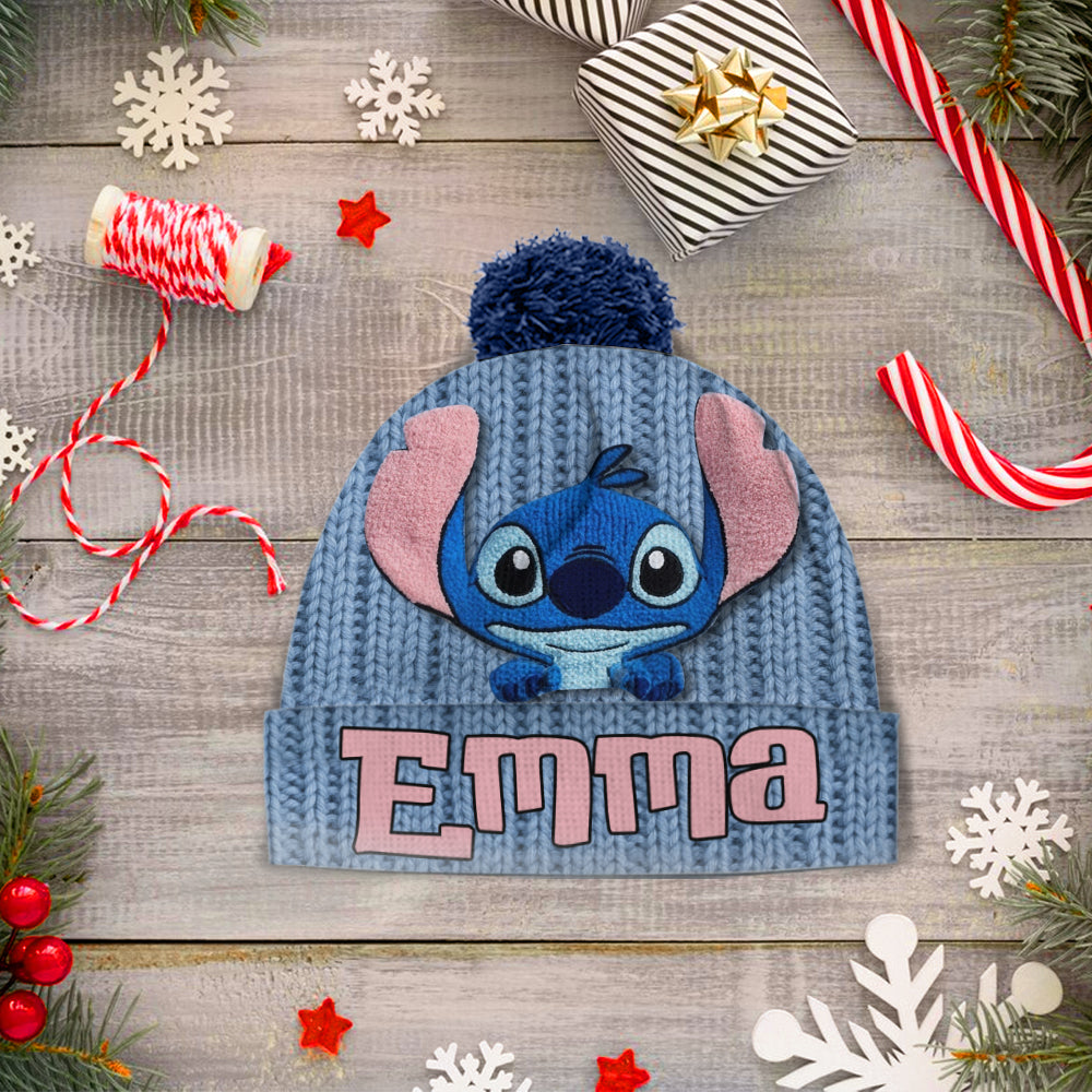Blue Ohana Friend - Personalized Ohana Beanie Hat