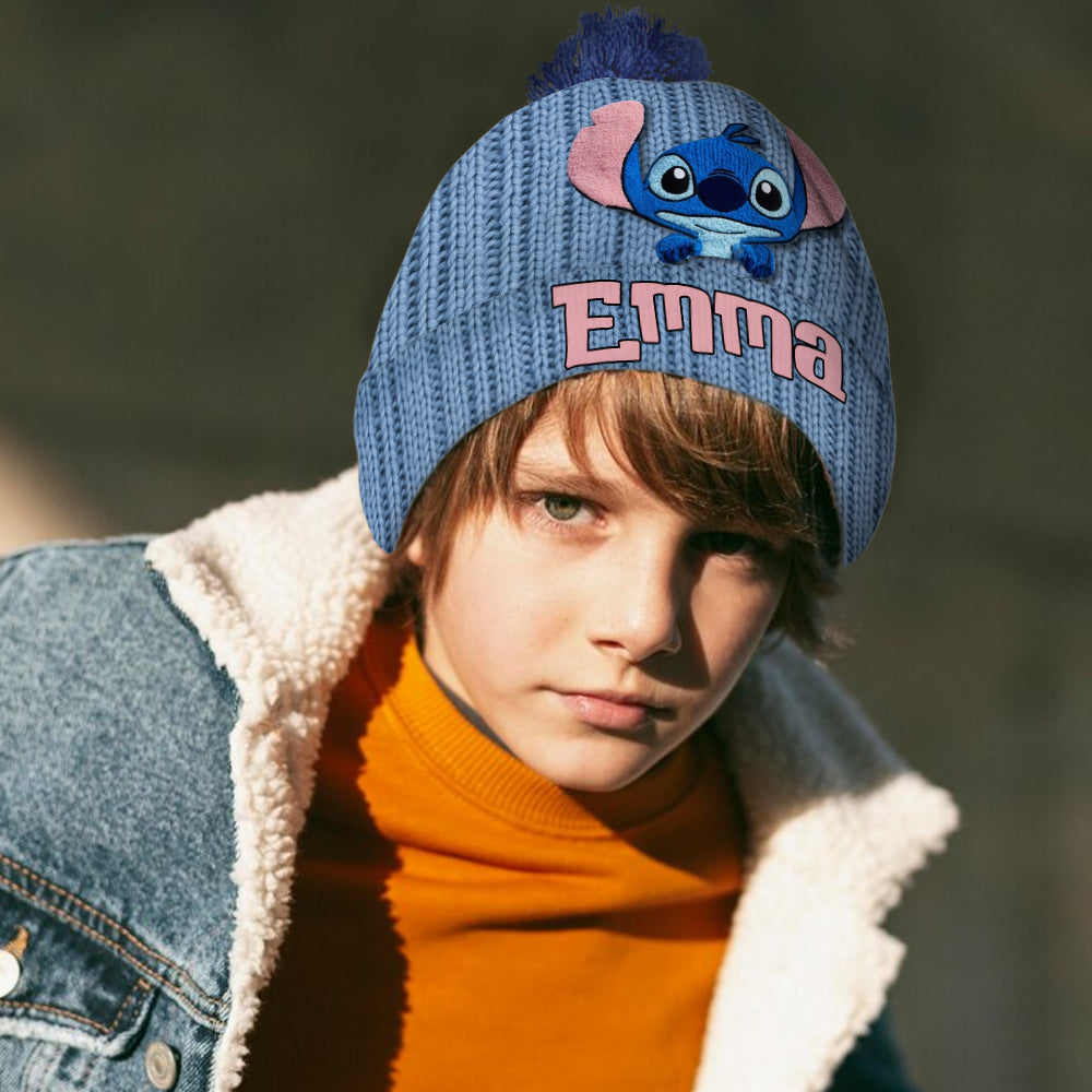 Blue Ohana Friend - Personalized Ohana Beanie Hat