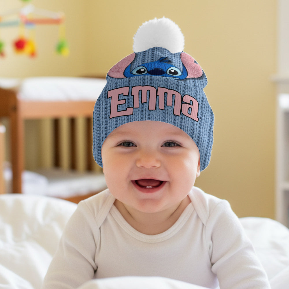 Blue Ohana Friend - Personalized Ohana Beanie Hat