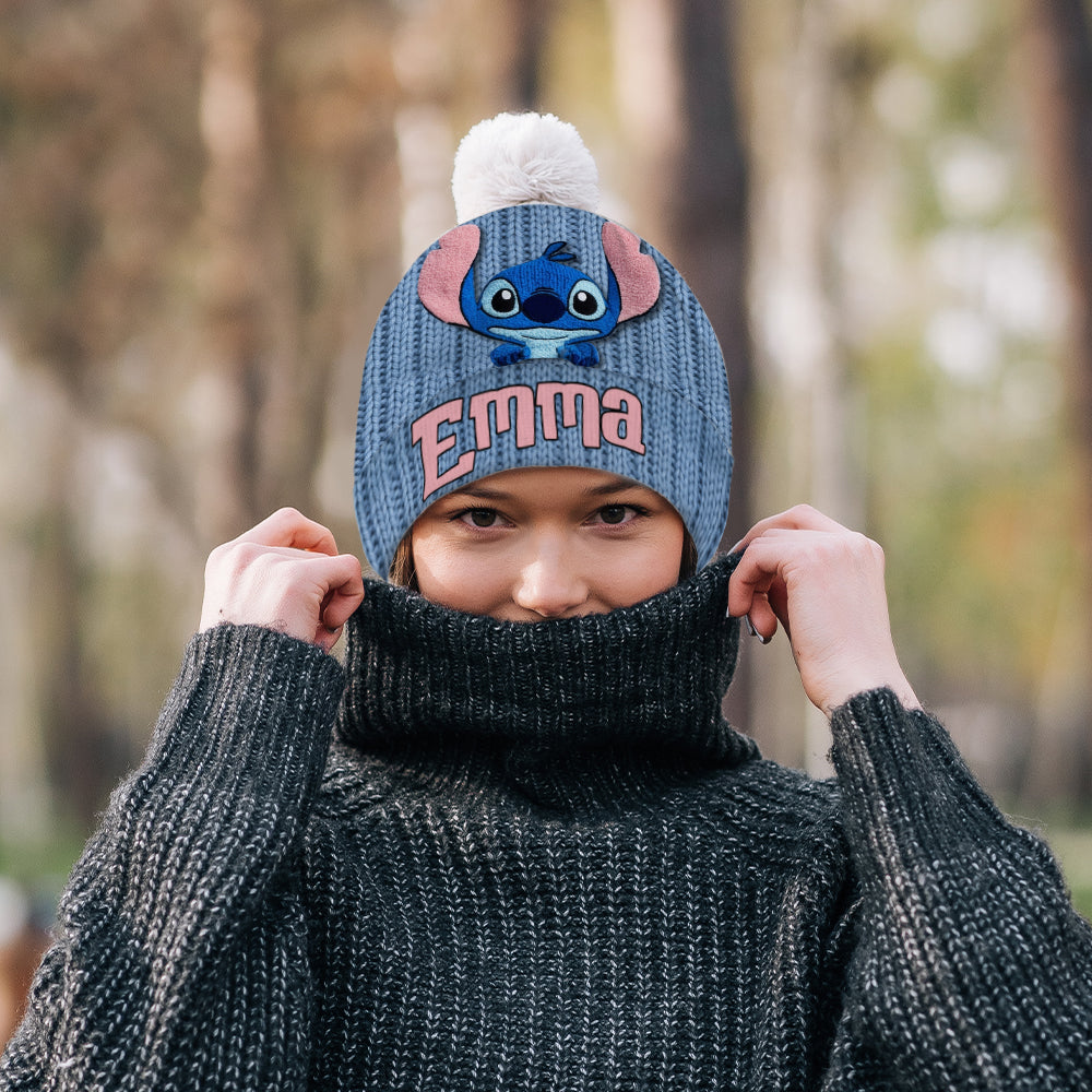 Blue Ohana Friend - Personalized Ohana Beanie Hat