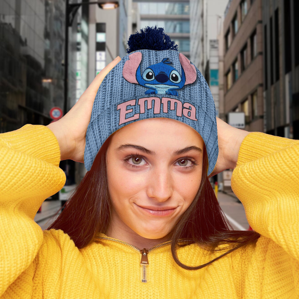 Blue Ohana Friend - Personalized Ohana Beanie Hat