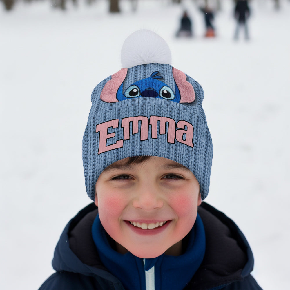 Blue Ohana Friend - Personalized Ohana Beanie Hat