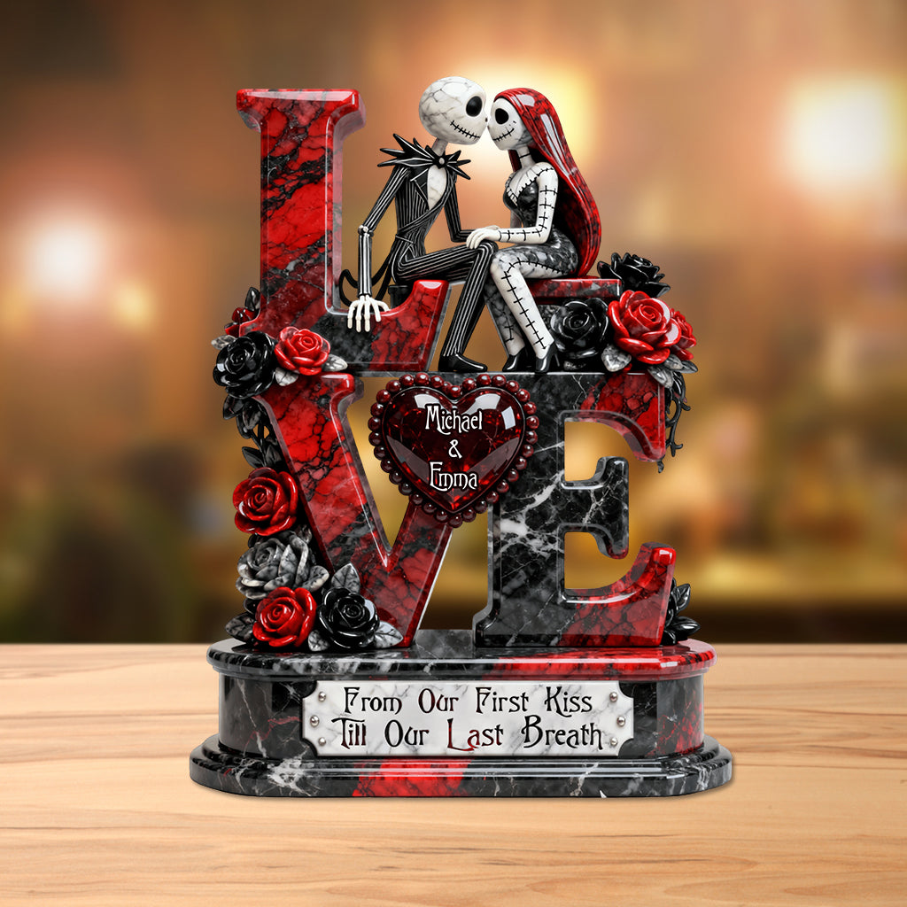 Till Our Last Breath - Personalized Nightmare Custom Shaped Acrylic Plaque