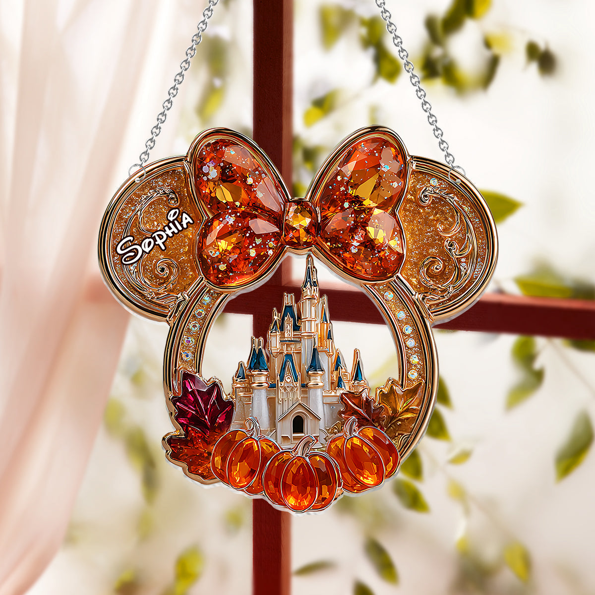 Magical Moments - Personalized Mouse Window Hanging Suncatcher Ornament