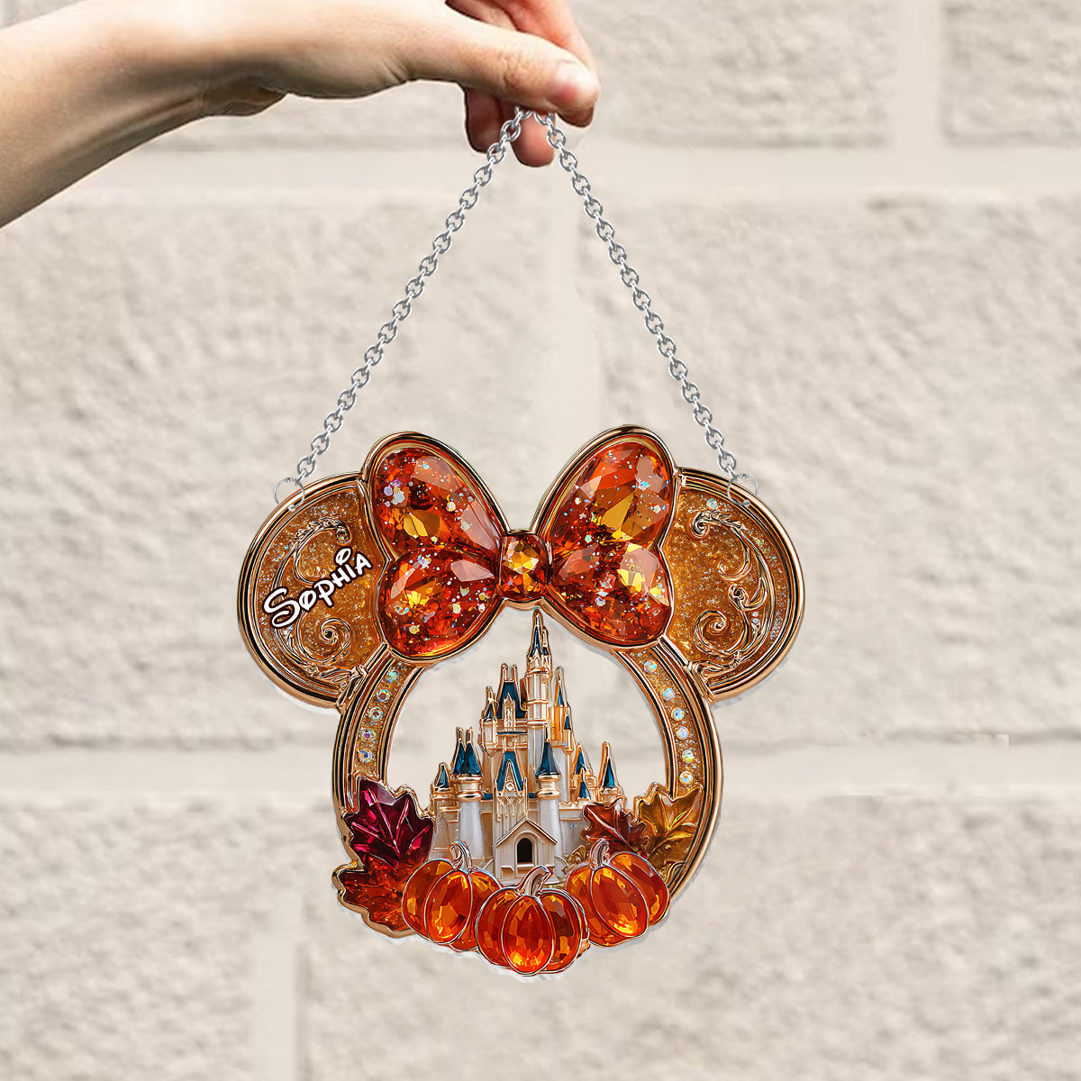 Magical Moments - Personalized Mouse Window Hanging Suncatcher Ornament