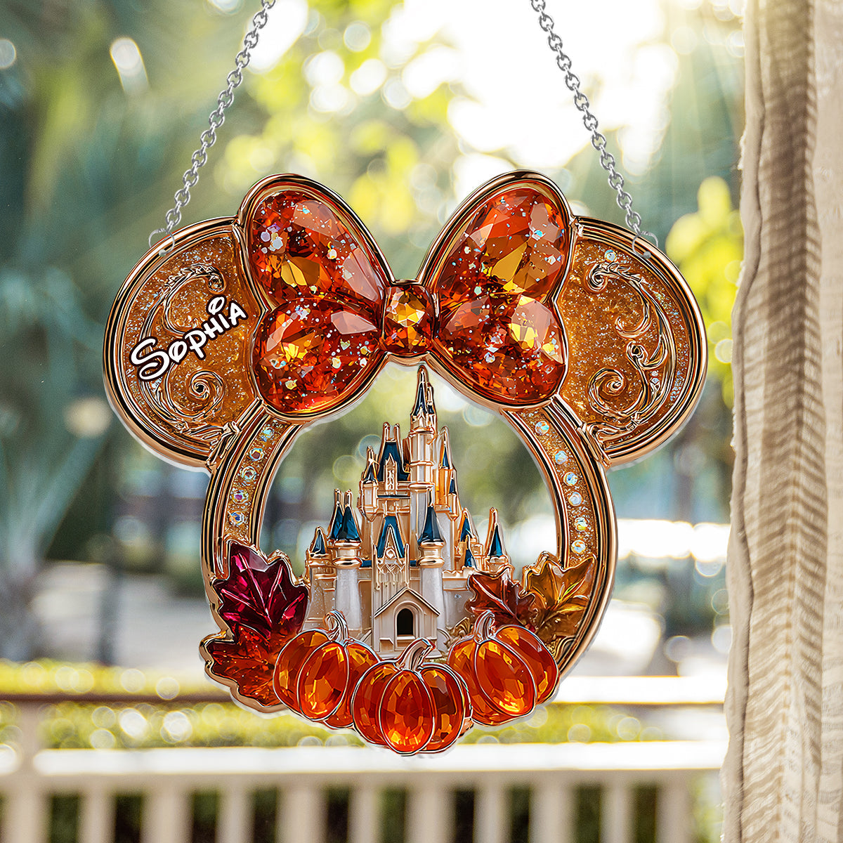Magical Moments - Personalized Mouse Window Hanging Suncatcher Ornament