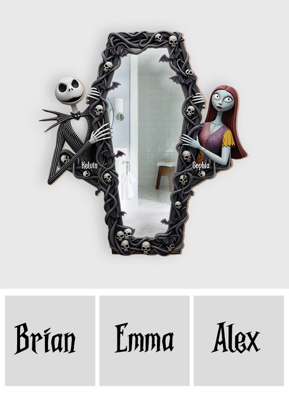 The Nightmare Couple - Personalized Nightmare Wall Hanging Mirror