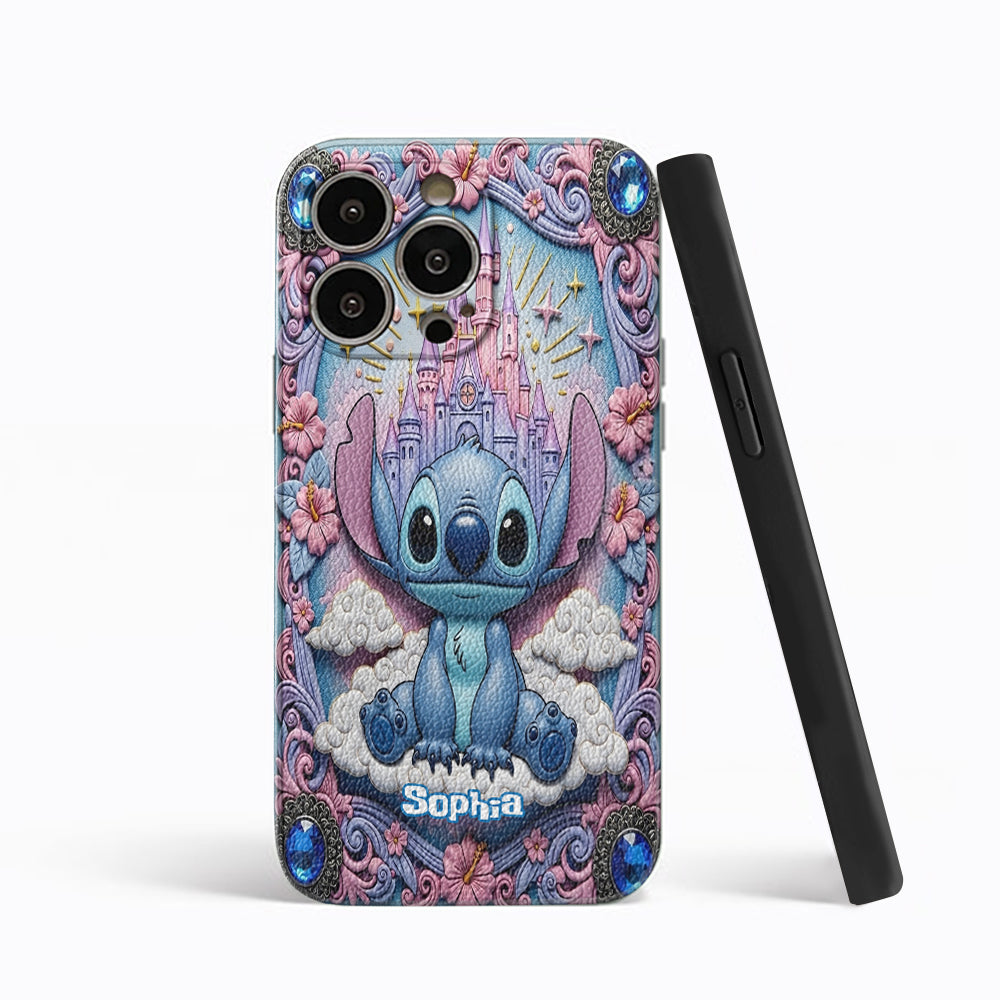 Blue Ohana - Personalized Ohana Leather Phone Case