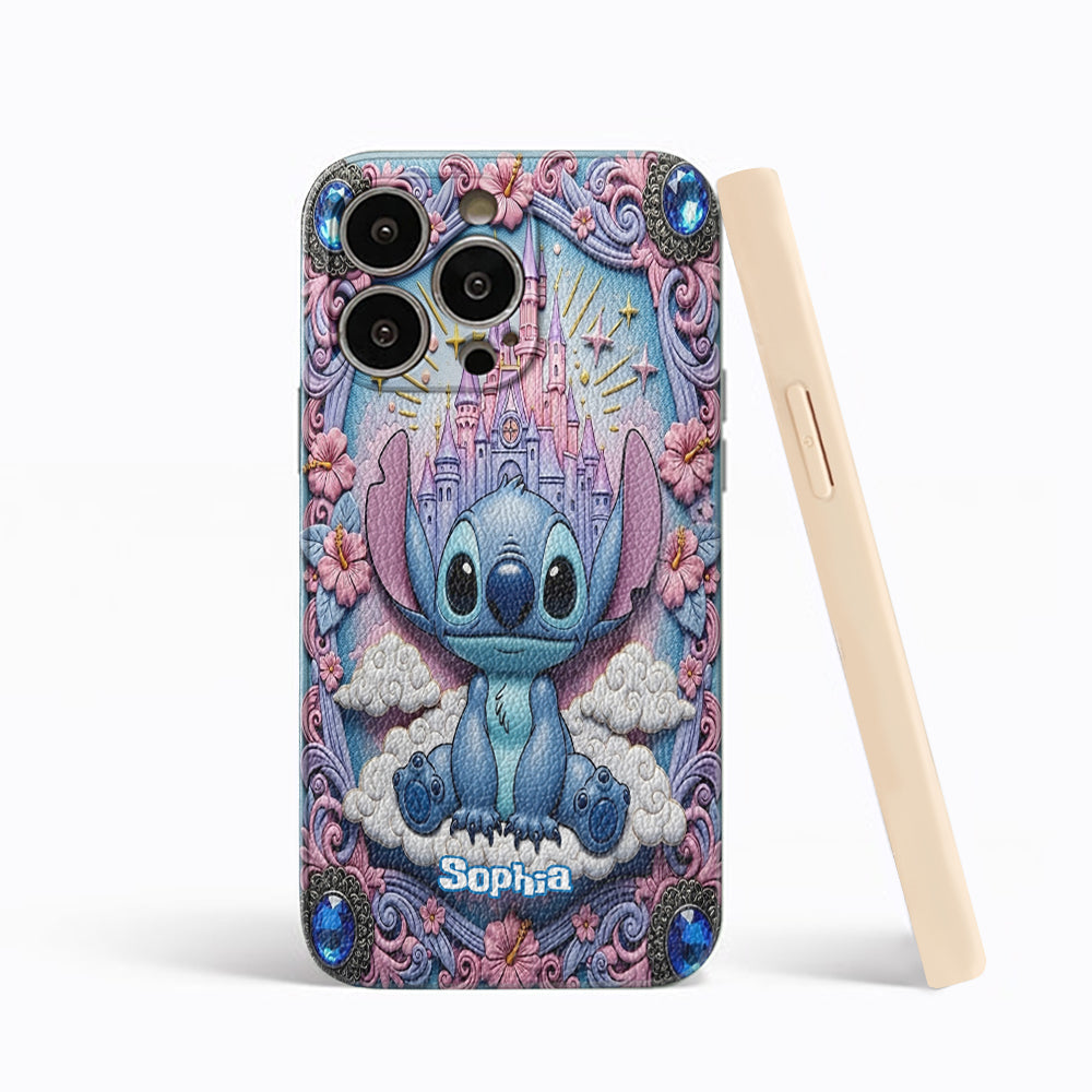 Blue Ohana - Personalized Ohana Leather Phone Case