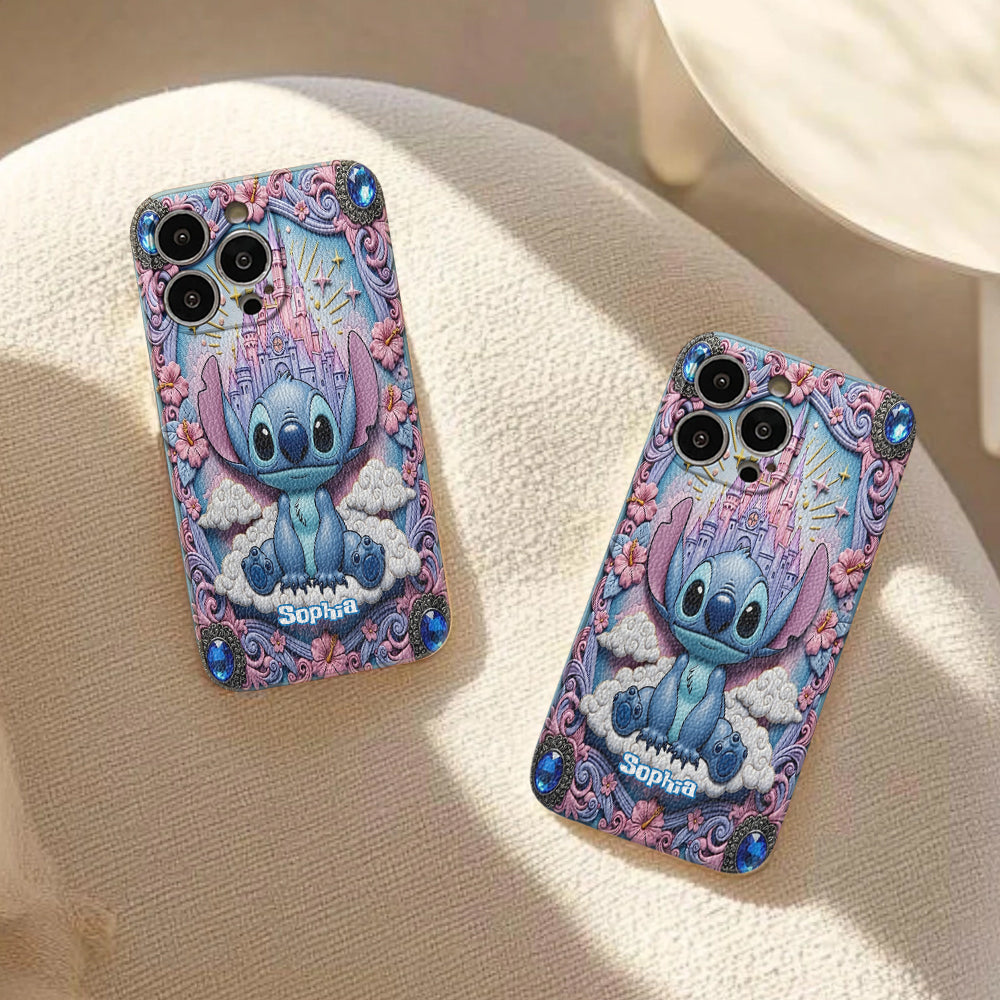 Blue Ohana - Personalized Ohana Leather Phone Case