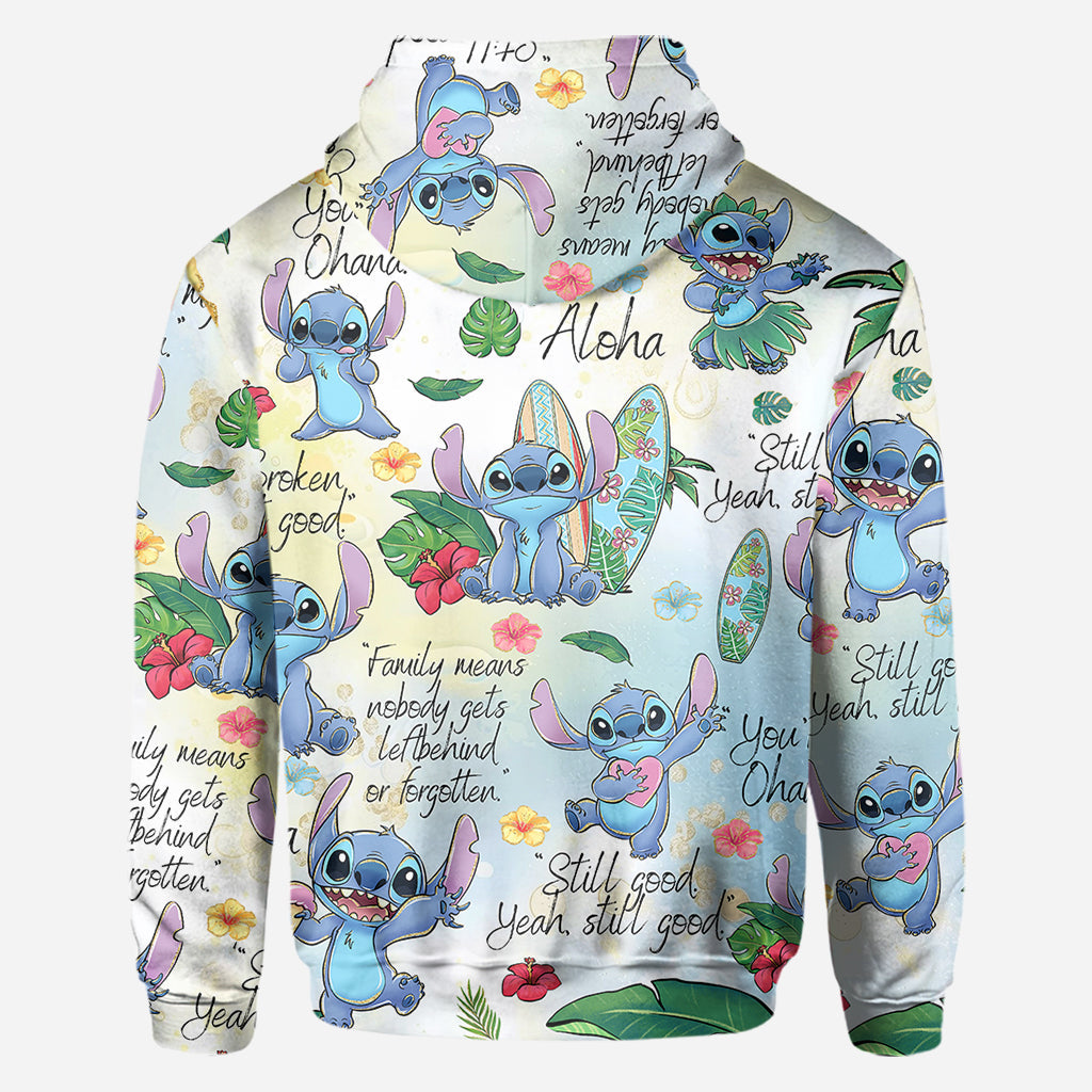 Ohana Means Family - Personalized Ohana All Over Shirt