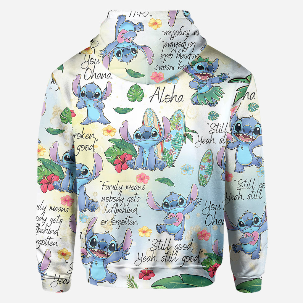 Ohana Means Family - Personalized Ohana All Over Shirt