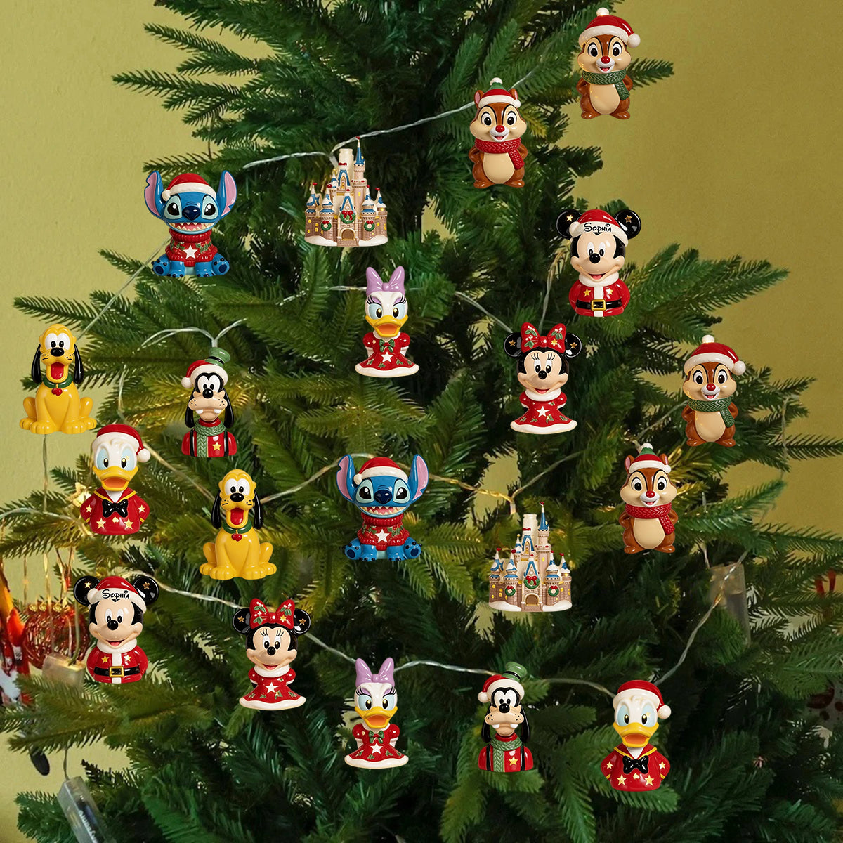 Magical Christmas - Personalized Mouse String Lights