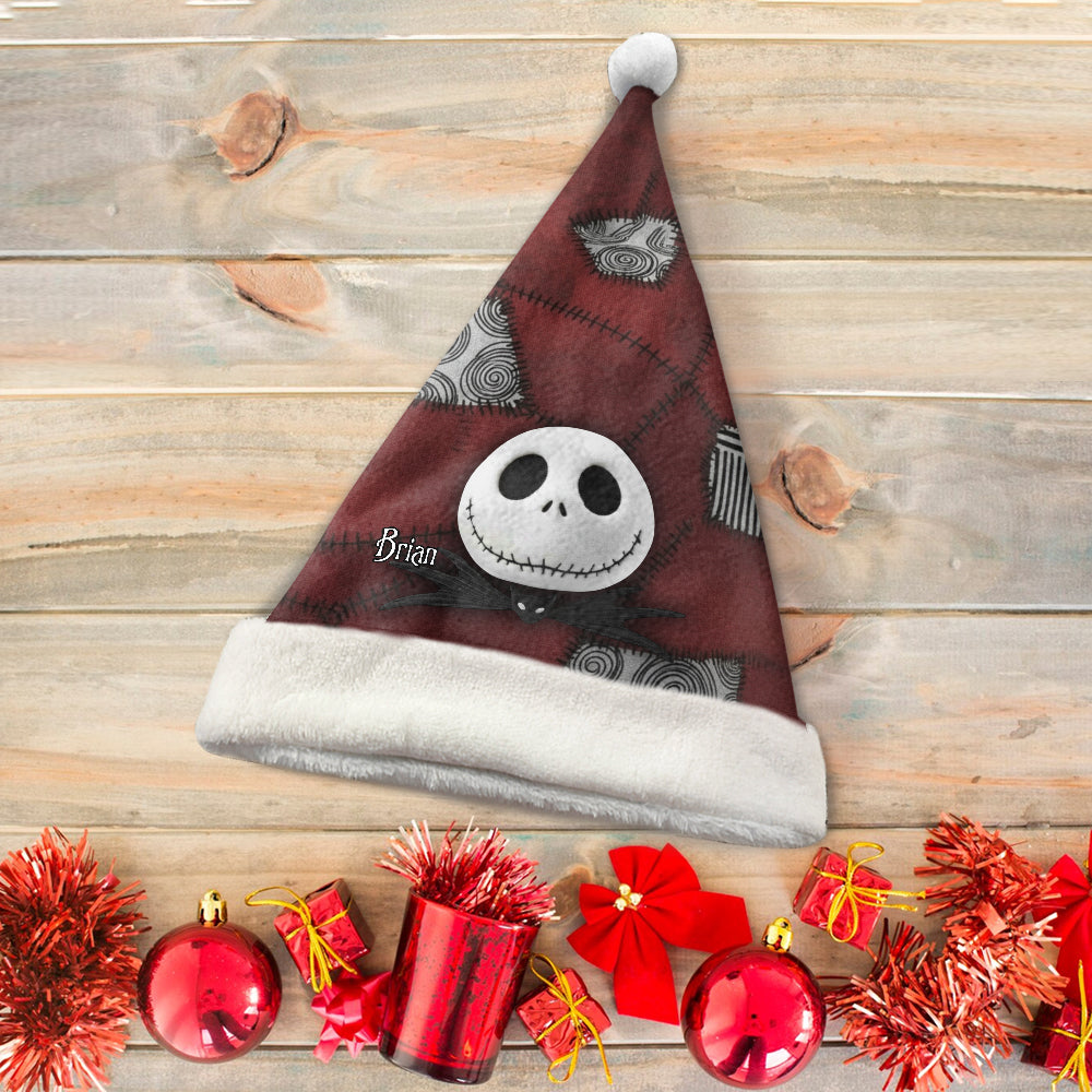 Nightmare Christmas Movie - Personalized Nightmare Santa Claus Hat