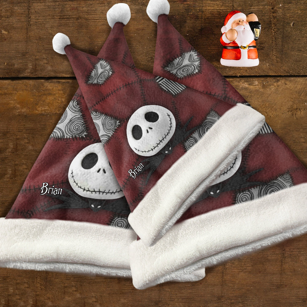 Nightmare Christmas Movie - Personalized Nightmare Santa Claus Hat