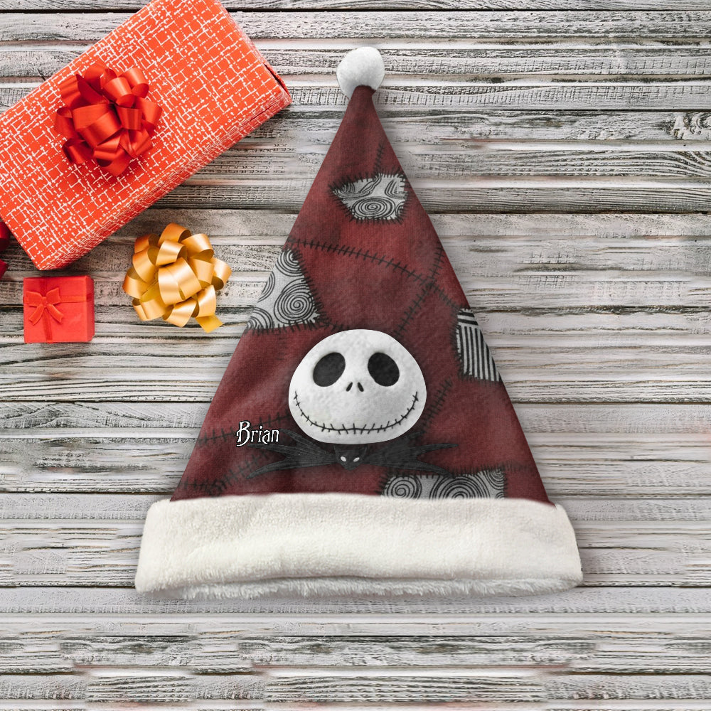 Nightmare Christmas Movie - Personalized Nightmare Santa Claus Hat