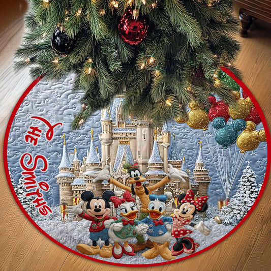 The Magical Castle - Personalized Mouse Tree Skirt