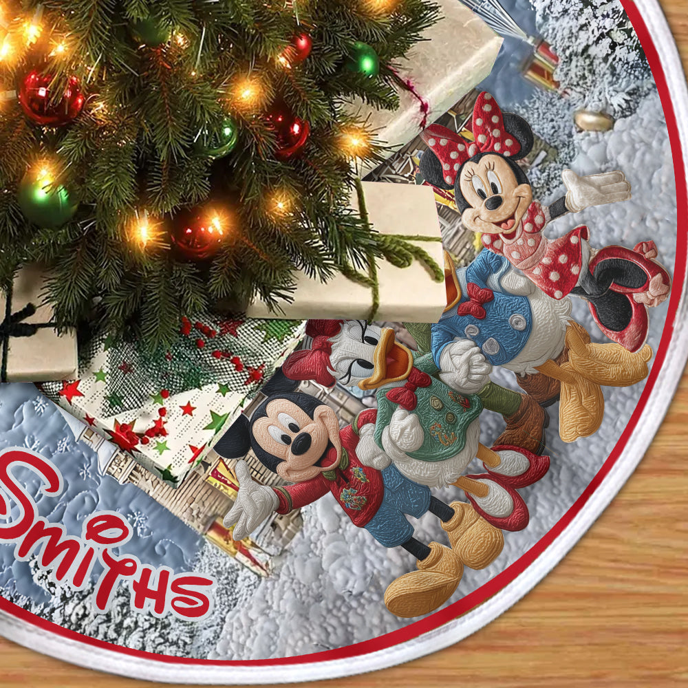 The Magical Castle - Personalized Mouse Tree Skirt