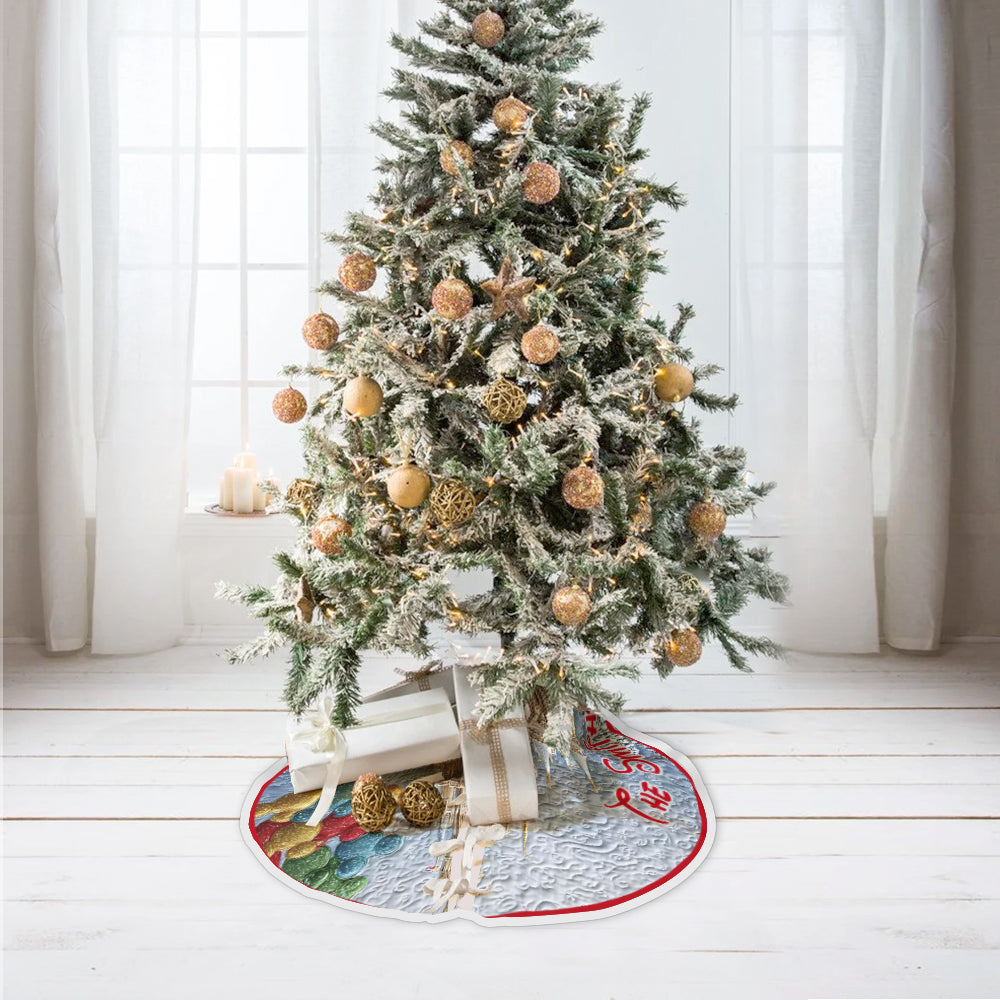 The Magical Castle - Personalized Mouse Tree Skirt