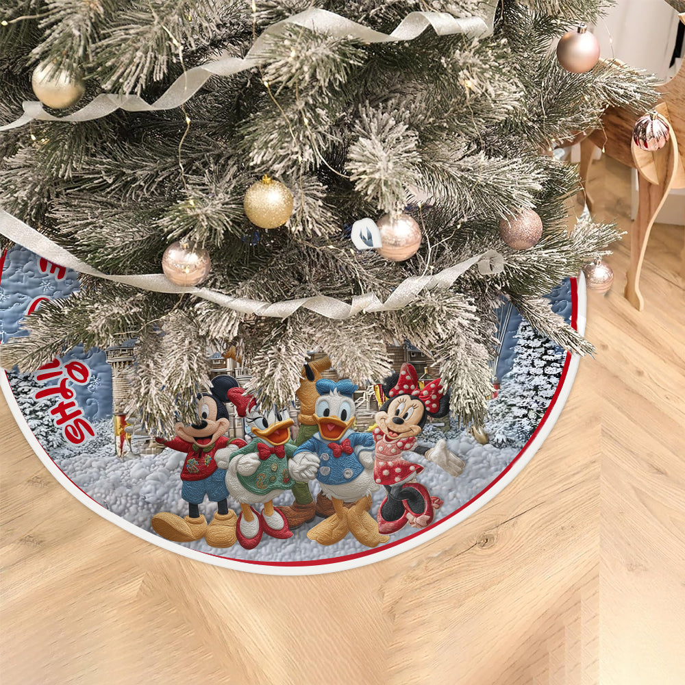 The Magical Castle - Personalized Mouse Tree Skirt