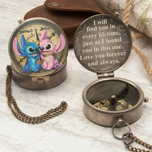 I Will Find You In Every Lifetime - Personalized Ohana Compass