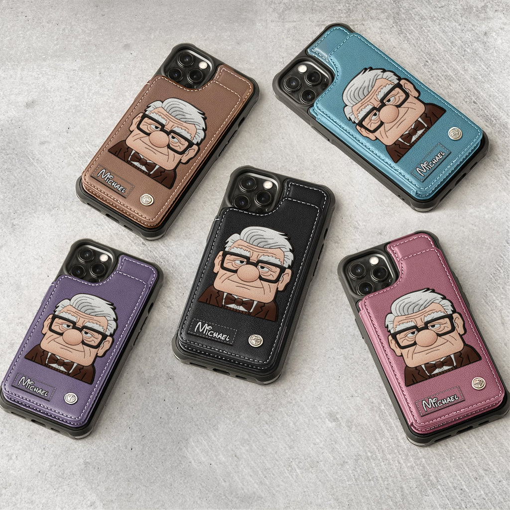 Couple Adventure Custom Name - Personalized Mouse Wallet Phone Case