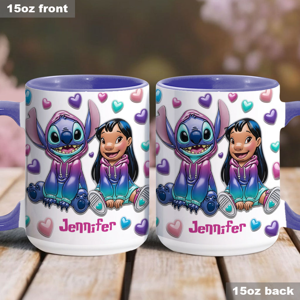 Ohana Means Family - Personalized Ohana Accent Mug