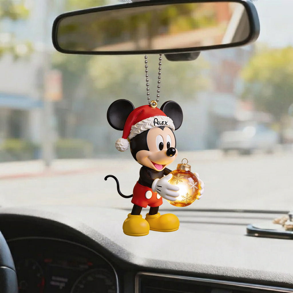 Magical Christmas - Personalized Mouse Premium 3D Ornament
